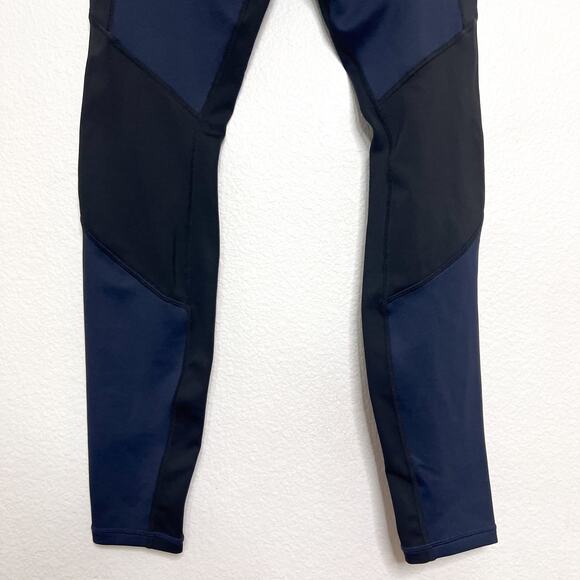 Athleta Navy Black High Traverse Tight Size Small - Picture 7 of 9